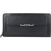 Esquire Helena Lompakko RFID-suoja Nahka 19 cm Sininen