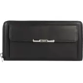 Esquire Helena Lompakko RFID-suoja Nahka 19 cm Musta