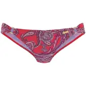 LASCANA Bikinihousut tummanvioletti / roosa / punainen / valkoinen