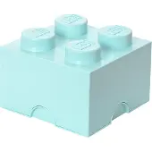 LEGO Säilytyslaatikko 4 Design Collection, Turkoosi