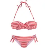 s.Oliver Bikini punainen / valkoinen