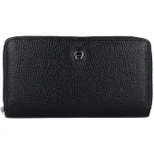 Etienne aigner Basics Lompakko Nahka 19 cm Musta