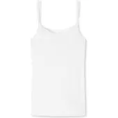 Schiesser White Spaghetti Strap Top - Luxury - White - L