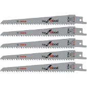 Bosch Top for Wood S 644 D - Sahanterä - puulle, muoville, lastulevylle, vanerille, rakennuslevyille, keskitiheälle kuitulevylle (MDF) - 5 kpl - pituus: 150 mm