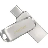 SanDisk Ultra Dual Drive Luxe USB-muisti 32 GB USB Type-A / USB Type-C 3.2 Gen 1 (3.1 Gen 1) Ruostumaton teräs (SDDDC4-032G-G46)