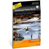 Kemihaara Tuntsa Värriö Tyvek retkeilykartta (suomi)