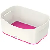 Leitz MyBox, Säilytyslaatikko, Vaaleanpunainen, Valkoinen, Suorakulmainen, ABS-synteettinen, Monotoninen, 246 mm