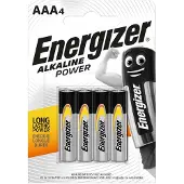 Energizer 4x Classic AAA 1.5V LR03, Kertakäyttöinen akku, AAA, Alkali, 1,5 V, 4 kpl, Musta, Hopea (E300132607)