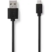 Nedis CCGP60500BK50 USB-A Uros-USB Micro-B Uros 5.00 m USB2.0 kaapeli
