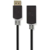 Nedis DisplayPort uros - HDMI naaras sovitinkaapeli