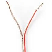Nedis 2 x 0,75 mm² kaiutinkaapeli