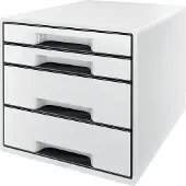 Leitz Wow Desk Cube 4 Laatikkoa 2 Suurta Ja 2 Pientä Buc-laatikkoa