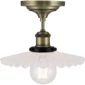 Globen Lighting Cobbler plafondi 25 cm Valkoinen