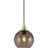 Globen Lighting Bowl Mini -riippuvalaisin, ruskea