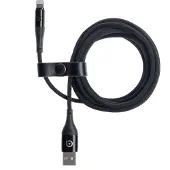 Apias Smart USB-Lightning Cable 2 M, musta