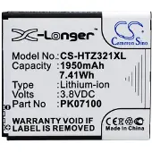 123accu HTC HTI13 ISW13HT J ISW13HT akku 1950 mAh