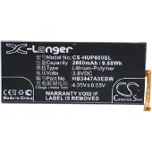 123accu Huawei Ascend P8 P8 akku 2600 mAh