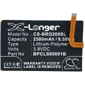 123accu Blackberry Classic Classic 4G Kopi akku 2500 mAh
