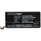 123accu Samsung Galaxy S6 SM-G920 akku 2550 mAh