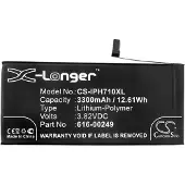 123accu Apple 7 Plus iPhone yhteensopiva tehoakku 3300 mAh