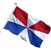 Talamex Dutch Square Pennant Punainen,Valkoinen,Sininen 30 x 45 cm