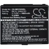 123accu tarvikeakku Motorola i296 i335 i465 Clutch akku 1600 mAh