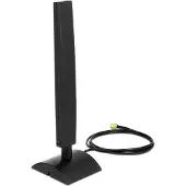 DeLOCK – WLAN antenna RP-SMA ma, 4-6 dBi, 2.4/5GHz, omnidirectional, black (88901)