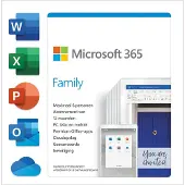 Microsoft 365 Perhe -tilaus | Vuosilisenssi | 6 käyttäjää | Aina uusin versio