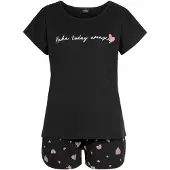Vivance Pyjama 'Dreams' musta