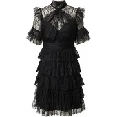 Malina Liona Dress - Black - L