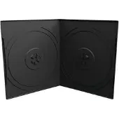MediaRange BOX10-2, DVD-kotelo, 2 levyt, Musta, Muovi, 120 mm, 125 mm