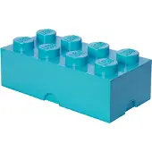 LEGO Storage Brick 8 säilytyslaatikko, azur