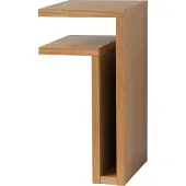 Maze F-shelf seinähylly, vasen, tammi