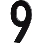 Design Letters numerot alumiini 50 mm 3