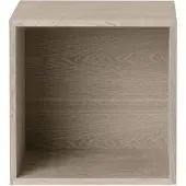 Muuto Stacked 2.0 hyllymoduuli taustalevyllä, keskik., tammi