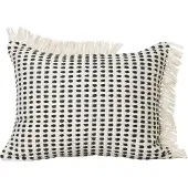 Ferm Living Way tyyny, 70 x 50 cm, luonnonvalkoinen - tummansininen