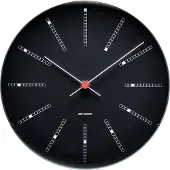Arne Jacobsen AJ Bankers seinäkello 29 cm, musta