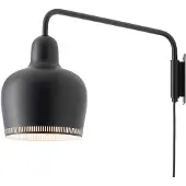 Artek Aalto seinävalaisin A330S "Golden Bell", musta