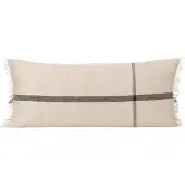 Ferm Living Calm tyyny, 40 x 90 cm, beige - musta