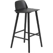 Muuto Nerd baarituoli, 75 cm, musta