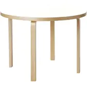 Artek Aalto pöytä 90A, koivu - valkoinen