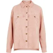 Pieces Pceffi Ls Corduroy Shirt Wvn Noos Bc - Pink - XS