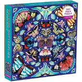 Mudpuppy - Puzzle 500 pcs - Kaleido-Butterflies (062345)