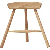 Form & Refine Shoemaker Chair No. 49 jakkara, valkoöljytty tammi