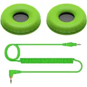 Pioneer HC-CP08 Korvatyynyt kuulokkeille HDJ-CUE1-HDJ-CUE1BT Vihreä Green