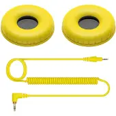 Pioneer DJ HC-CP08 Korvatyynyt kuulokkeille HDJ-CUE1-HDJ-CUE1BT Keltainen Yellow