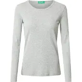 United Colors of Benetton T-Shirt L/S - Grey - L