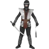 Widmann Ninja Halloween Lasten Naamiaisasu - Small