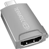 Terratec CONNECT C12, USB Type-C, HDMI, Harmaa (306704)