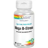Solaray Mega B-Stress B-vitamiini 60 kapselia
